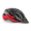 MET Crossover Fahrradhelm  - Gre Helm: M (52-59) - Farbe: schwarz/rot