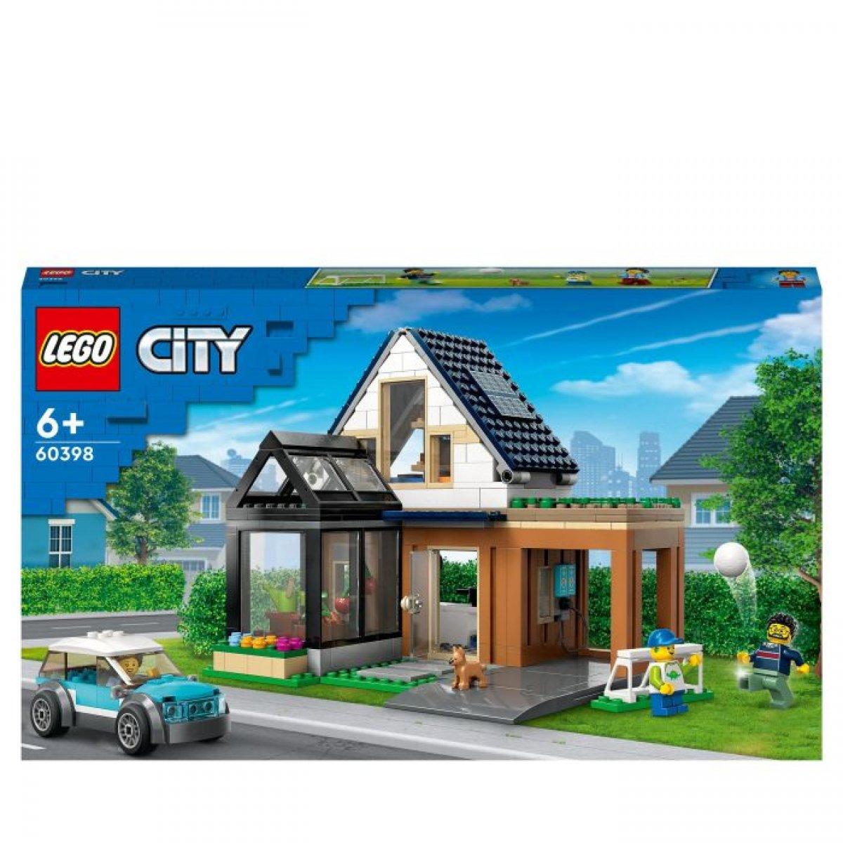 LEGO City Familienhaus mit Elektroauto
