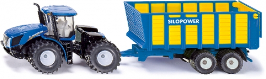 SIKU Traktor mit Silagewagen