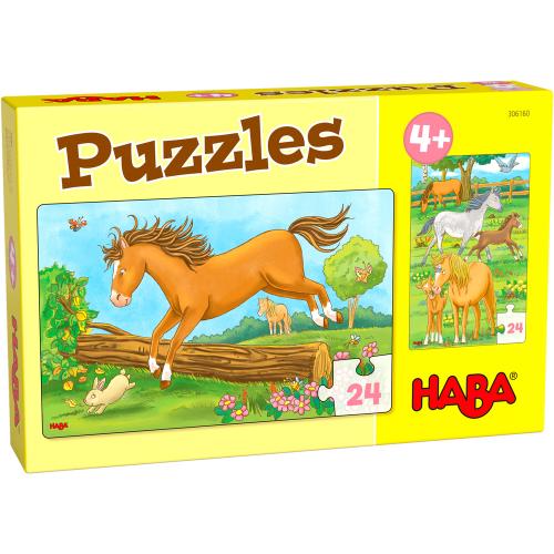 Haba Puzzles Pferde