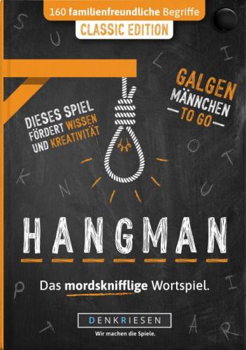DENKRIESEN - HANGMAN - CLASSIC EDITION - ''Galgenmännchen TO GO''
