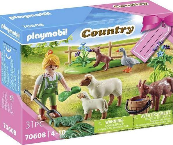 Playmobil 70608 Bäuerin mit Weidetieren