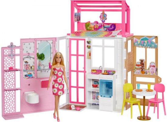 Barbie Haus mit Puppe
