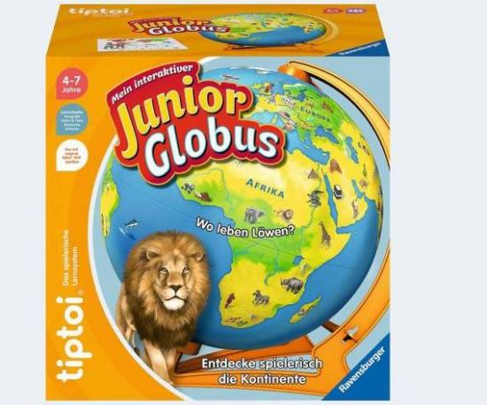 Tiptoi Mein interaktiver Junior Globus 4+